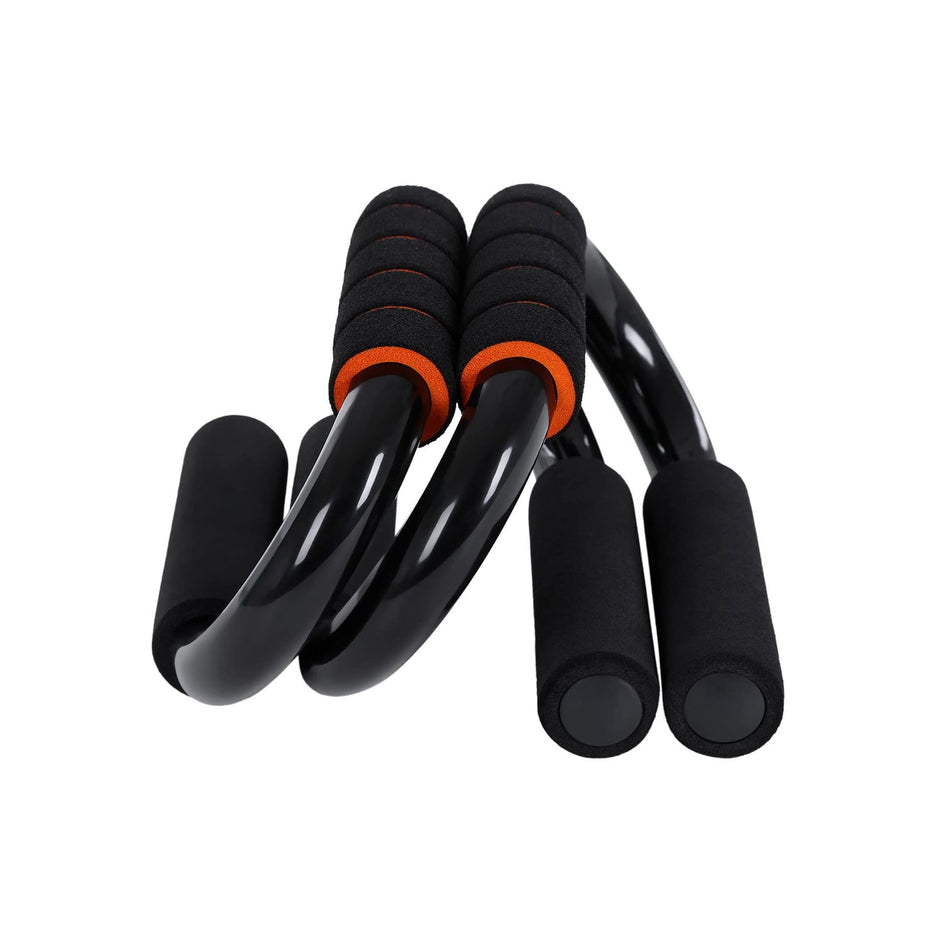 Pushup Stands – Foam – Black – Non-Slip Grip Handles