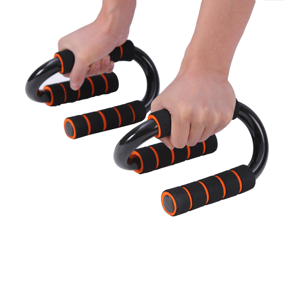 Pushup Stands – Foam – Black – Non-Slip Grip Handles