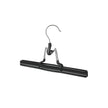 Skirt Hangers – Metal – Black – 360 Degree Swivel Hook, 10 Pack