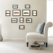 Picture Frame Set – Rigid Plastic – Black – 10 Pieces in Various Sizes