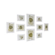 Picture Frame Set – Rigid Plastic – Black – 10 Pieces in Various Sizes