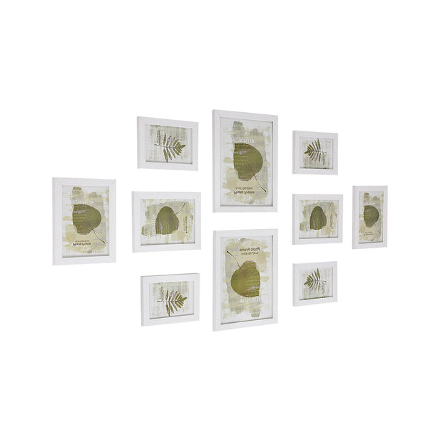 Picture Frame Set – Rigid Plastic – Black – 10 Pieces in Various Sizes
