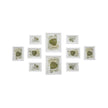 Picture Frame Set – Rigid Plastic – Black – 10 Pieces in Various Sizes