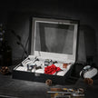 Watch Box – Glass – Multiple Colors – Lockable 10-Slot Display Case