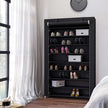 10-Tier Shoe Rack – Steel – Black – Free Standing Storage Organizer for Up to 54 Pairs