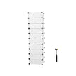 Cube Organizer – LPC – Semi-transparent White – 10-Tier Storage for 20 Pairs of Shoes