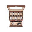 Watch Holder Case – Wood – Black – For 10 Watches
