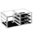 Makeup Organiser – Plastic – Transparent – 11 Drawers with 15 Compartments
