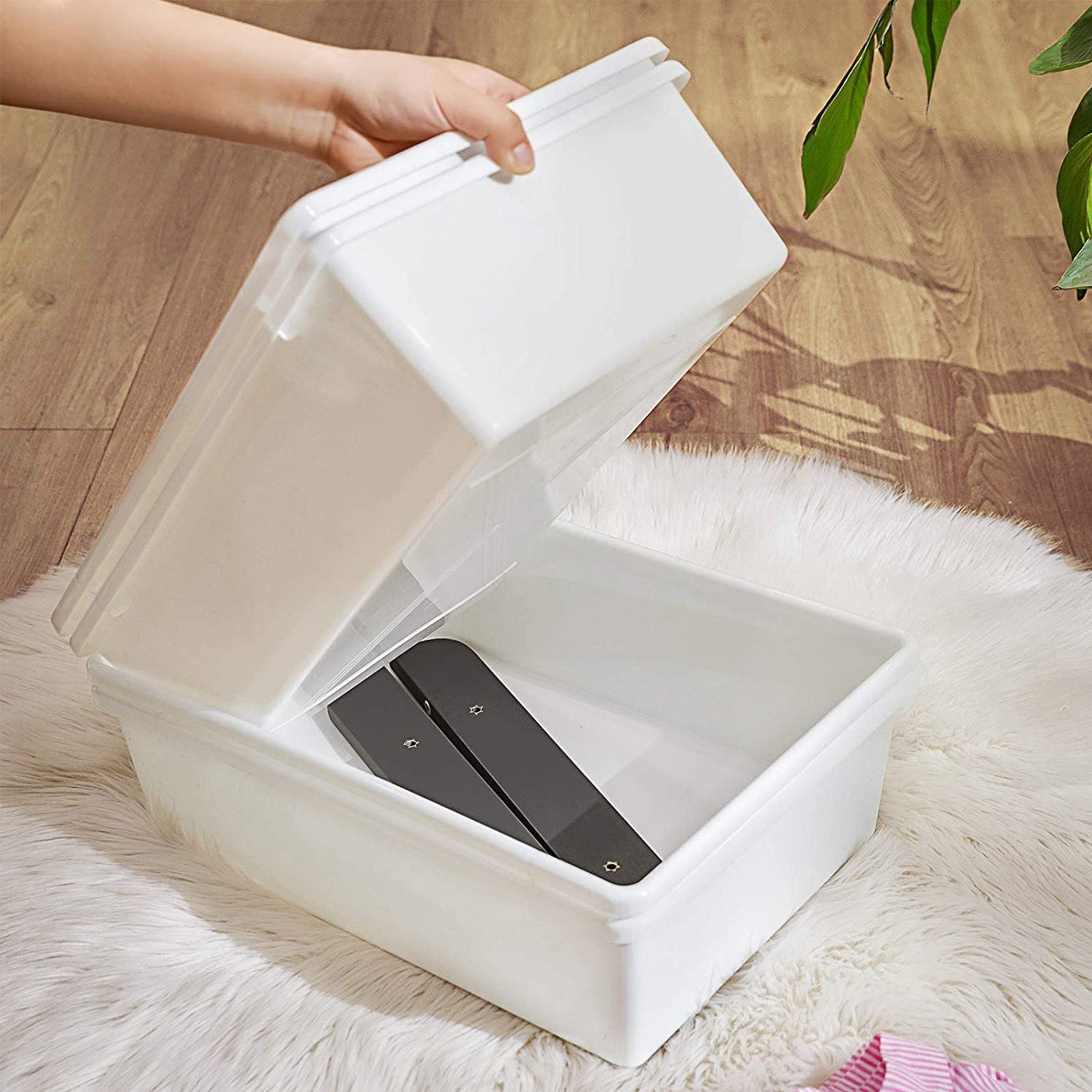 Toy Organizer – Density Board – White – 12 Removable Container Boxes