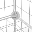 Storage Cube Unit – Metal Wire Mesh – Black – Interlocking Design with Large Capacity