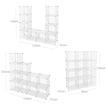 Storage Cube Unit – Metal Wire Mesh – Black – Interlocking Design with Large Capacity