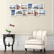 Photo Frame Collage – Wood – White – Holds 12 Photos (4