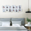 Photo Frame Collage – Wood – White – Holds 12 Photos (4