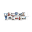 Photo Frame Collage – Wood – White – Holds 12 Photos (4