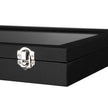 Jewellery Box – Wood – Black – 12 Slots for Rings Display