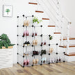 Cubes Storage Organiser – Plastic – Translucent White – Interlocking Modular Design