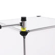 Cubes Storage Organiser – Plastic – Translucent White – Interlocking Modular Design