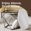 Round Coffee Tables Set – Steel – Modern – Removable Tabletop