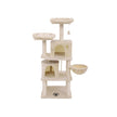 Cat Tree – Plush and Sisal – Smoky Grey – Multi-Level with Condos and Scratching Posts