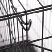 Dog Cage – Metal – Black – Folding Design with 2 Doors and Tray, XXXL 48