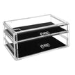 Transparent Makeup Storage Organizer – Polystyrene – Clear – Stackable with 5 Drawers