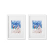Picture Frame Set – Glass Front and MDF – White – A4 and 5x7 Inch Sizes