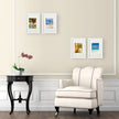 Picture Frame Set – Glass Front and MDF – White – A4 and 5x7 Inch Sizes
