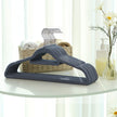 Velvet Hangers – Velvet – Black – Ultra Thin Space Saving with Tie Organizer and 360 Degree Swivel Hook