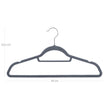 Velvet Hangers – Velvet – Black – Ultra Thin Space Saving with Tie Organizer and 360 Degree Swivel Hook