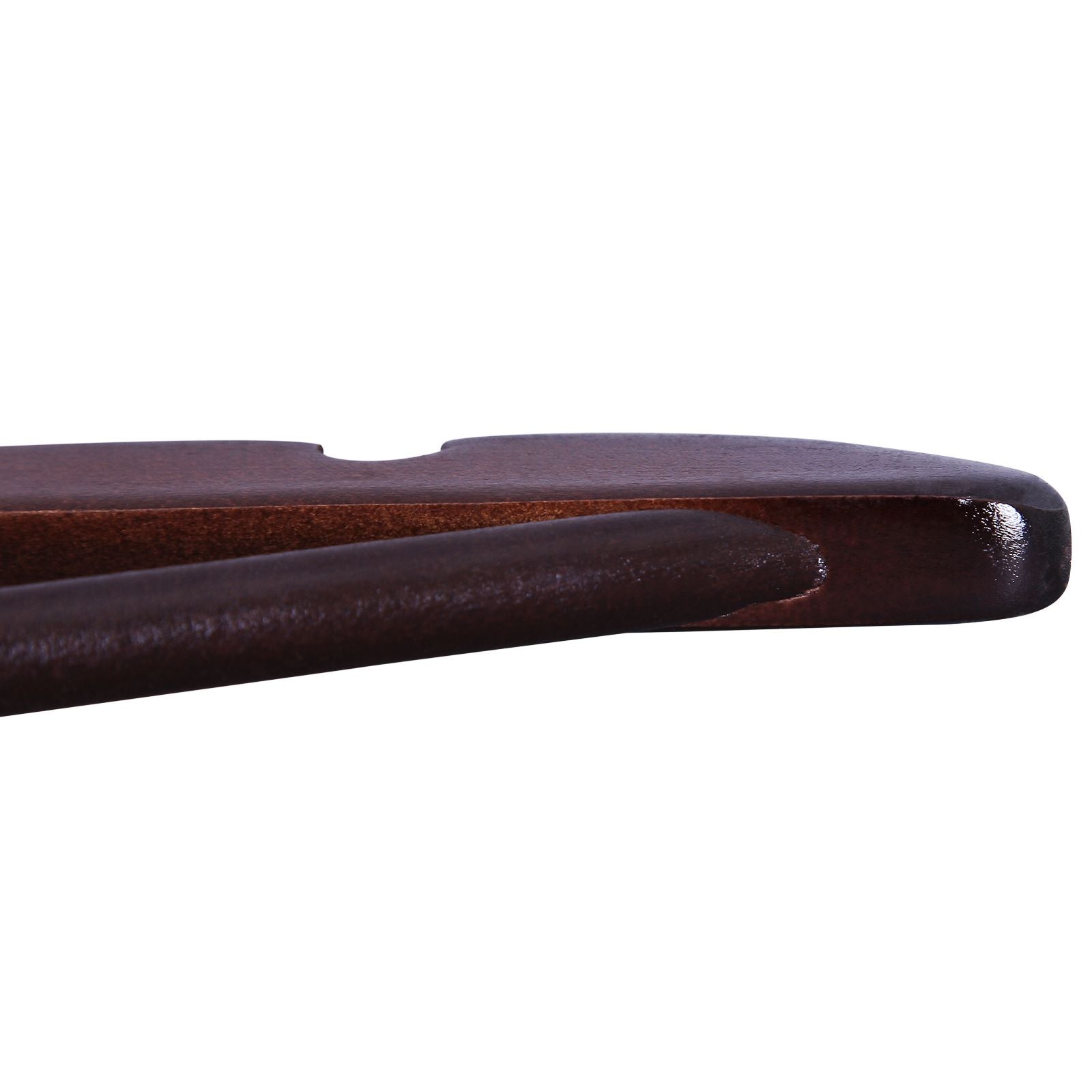 Coat Hangers – Maple Wood – Dark Brown – 20 Pack with Shoulder Notches and Trousers Bar
