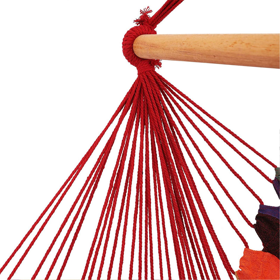 Hammock Chair – Fabric – Multicolor – Max Load 200 kg, 180 x 125 cm