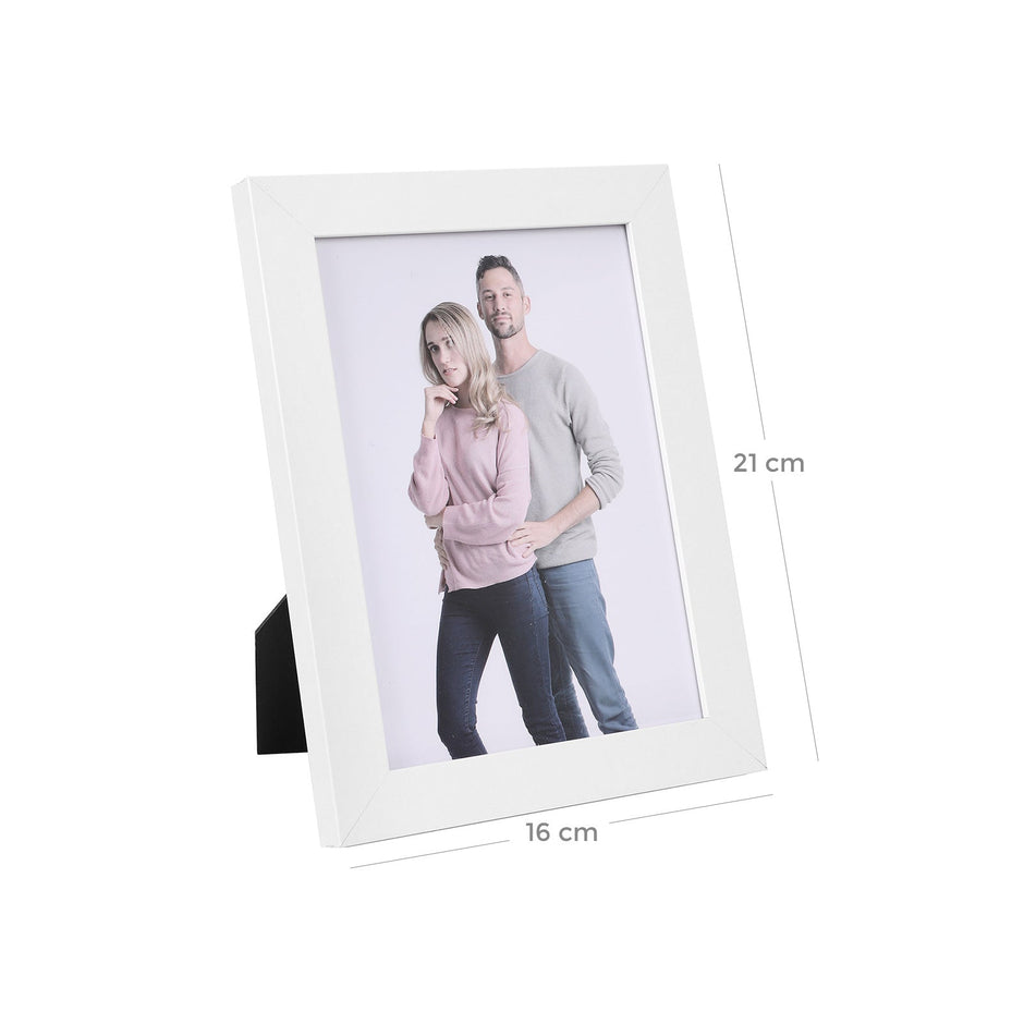 Collage Picture Frame Set – MDF – White – Includes 3 Frames for 5