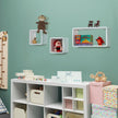 Floating Cube Shelves – MDF – White – Set of 3