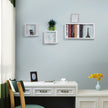 Floating Cube Shelves – MDF – White – Set of 3