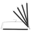 Pants Hangers – Metal – Black – Space-Saving Set of 3 with Non-Slip Padding and Swing Bars for Versatile Storage