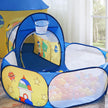 Kids Play Tent – Fabric – Pink – 3-in-1 with Tunnel and Ball Pit, Unicorn Princess Theme