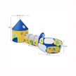 Kids Play Tent – Fabric – Pink – 3-in-1 with Tunnel and Ball Pit, Unicorn Princess Theme