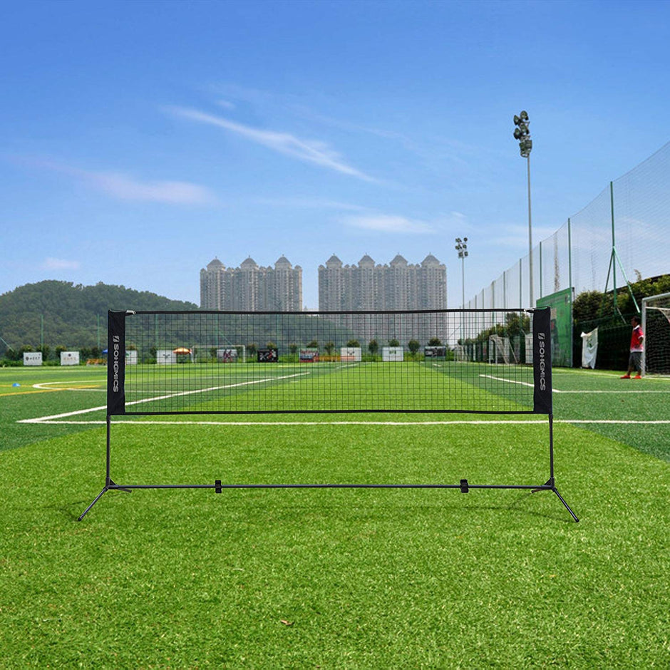 Portable Tennis and Badminton Net – Durable Material – Adjustable Height – 3 m Length with Stand
