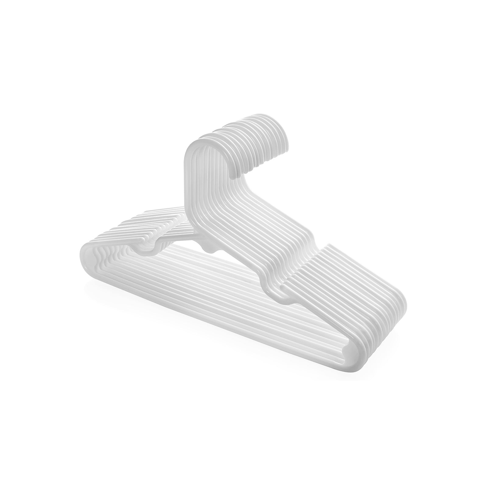 Nursery Hangers – Plastic – White – Space Saving, 30 Pack