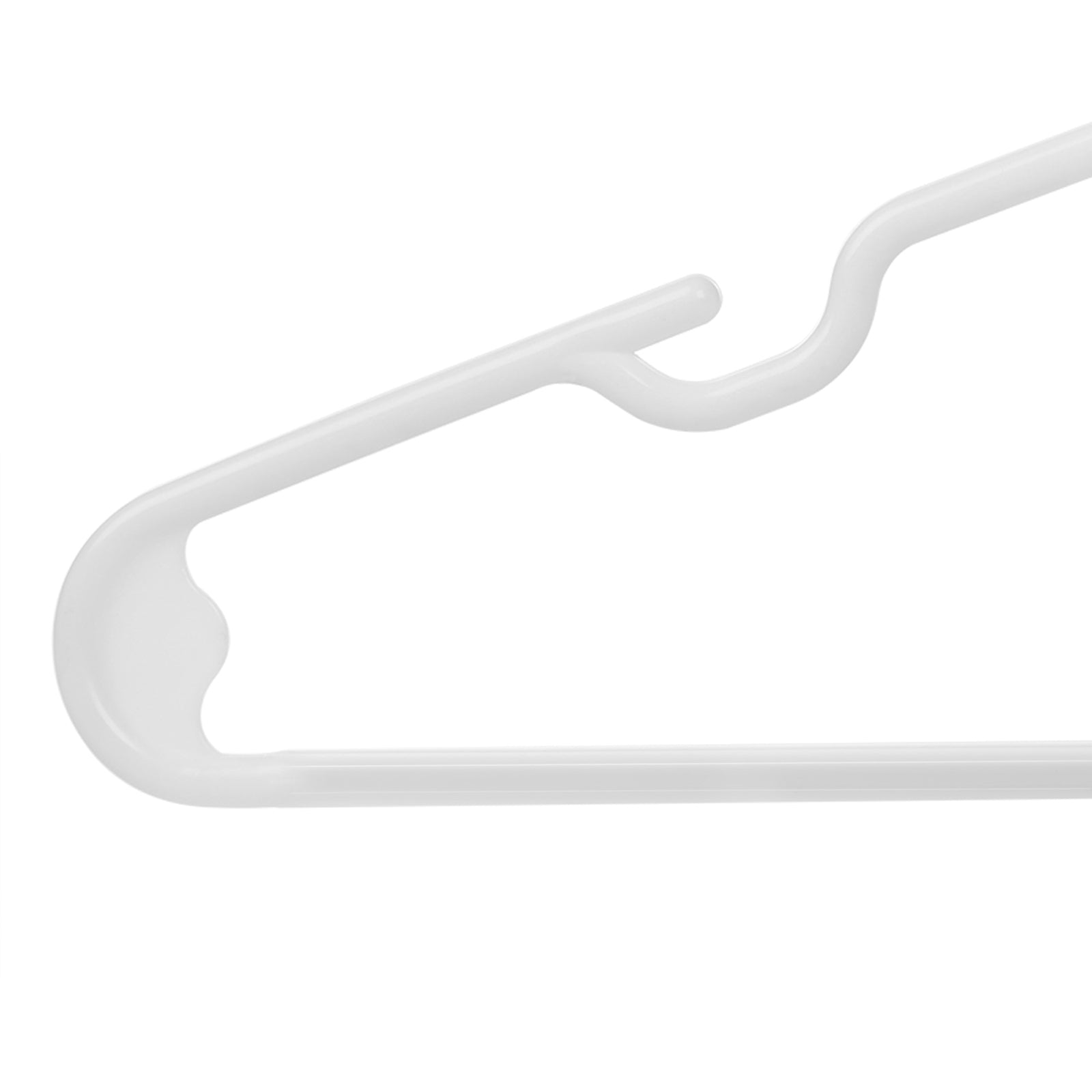 Nursery Hangers – Plastic – White – Space Saving, 30 Pack