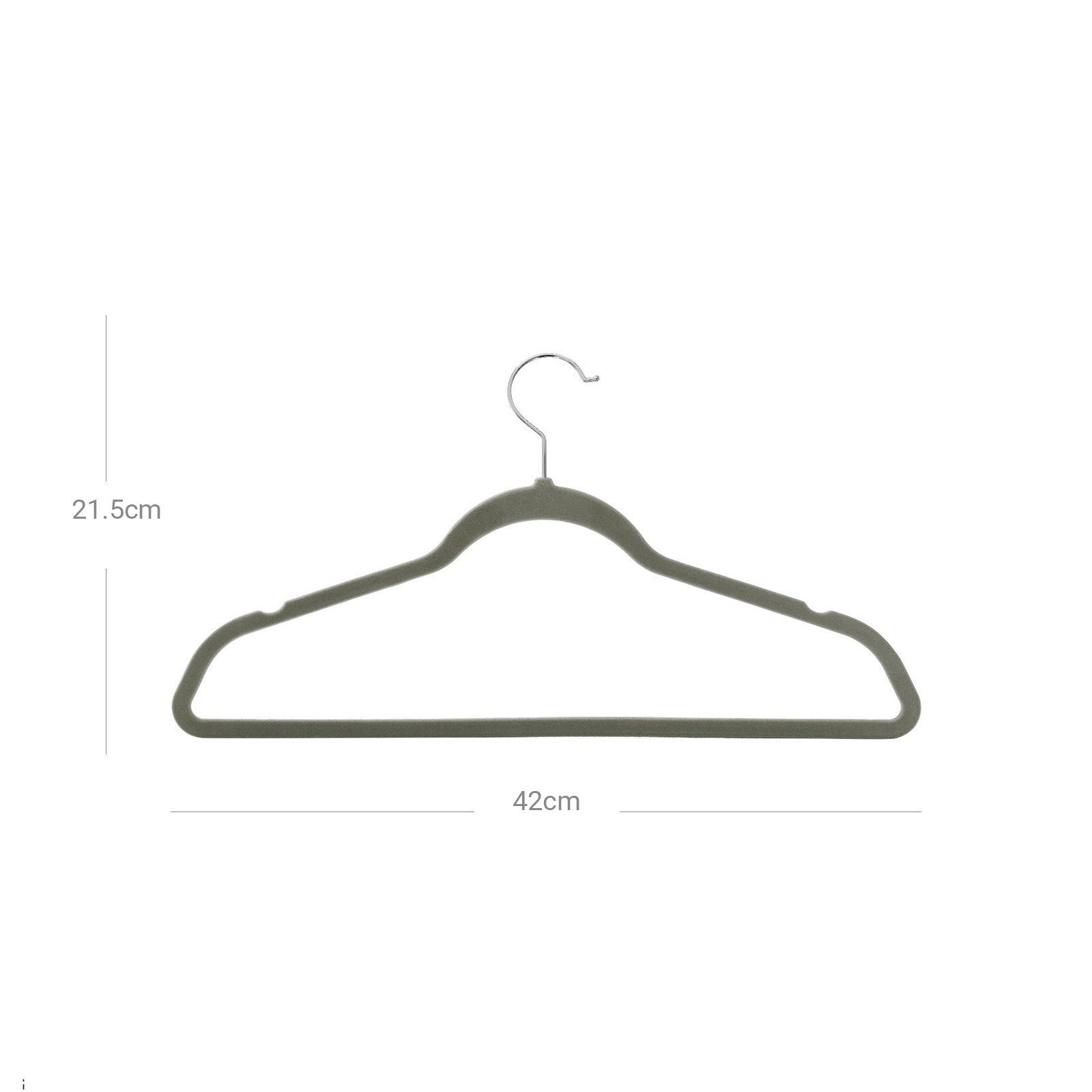 Velvet Hangers – Velvet – Black – Set of 30 with 360° Swivel Hooks