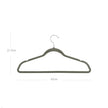 Velvet Hangers – Velvet – Black – Set of 30 with 360° Swivel Hooks