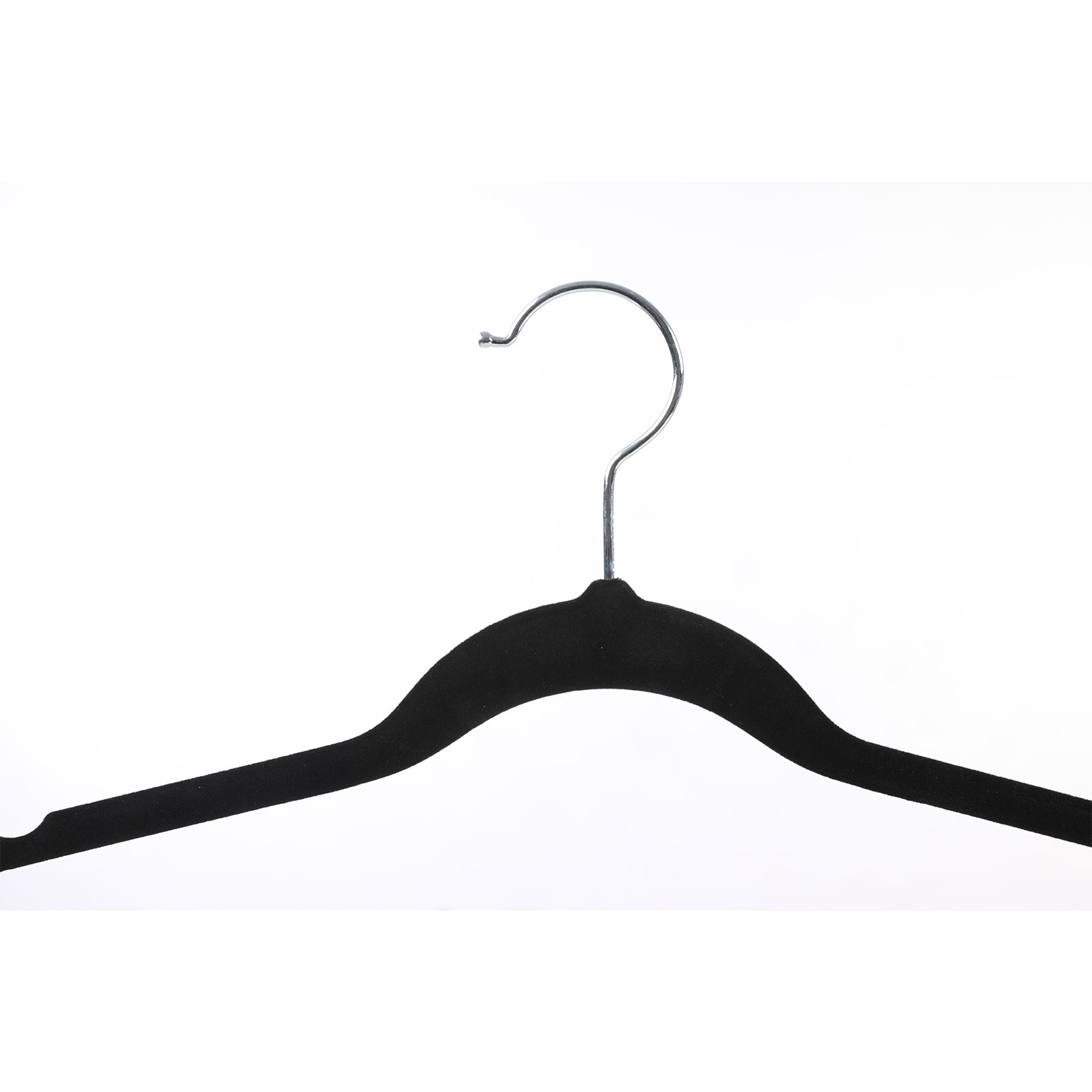 Velvet Hangers Set – Velvet – Black – 30 Thin and Durable Hangers with 360° Swivel Hooks