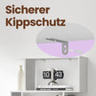 6-Tier Bookshelf – Wood – White – Freestanding Room Divider