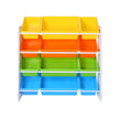 Toy Storage Unit – Density Board – White – Includes 4 Removable PP Containers