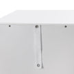 Storage Cabinet – Engineered Wood – Grey – Freestanding with 4 Drawers