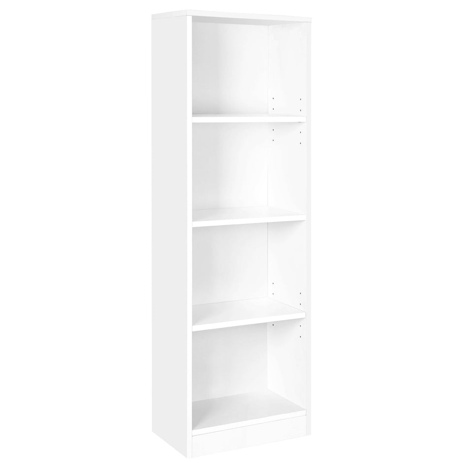 4 Tier Bookcase – Wooden – Oak – Adjustable Shelves