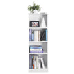 4 Tier Bookcase – Wooden – Oak – Adjustable Shelves