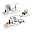 Floating Shelf – MDF – Rustic Brown – 40 cm Wall Mounted Display Storage