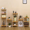 Bathroom Shelf – Bamboo – Natural White – 5-Tier Design